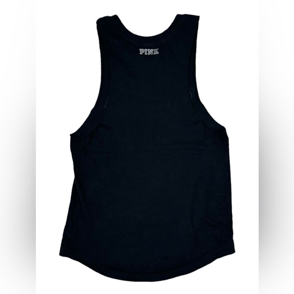 PINK Victoria’s Secret Red White & Blue MERICA Patriotic Sequin Tank Top - Picture 3 of 5